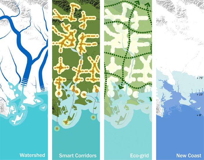 4 images with labels