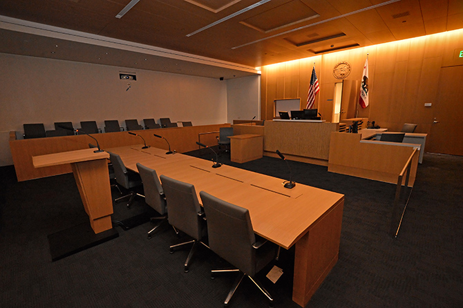 2013 - Opening Ceremony for the new George Deukmejian Courthouse in Long Beach.