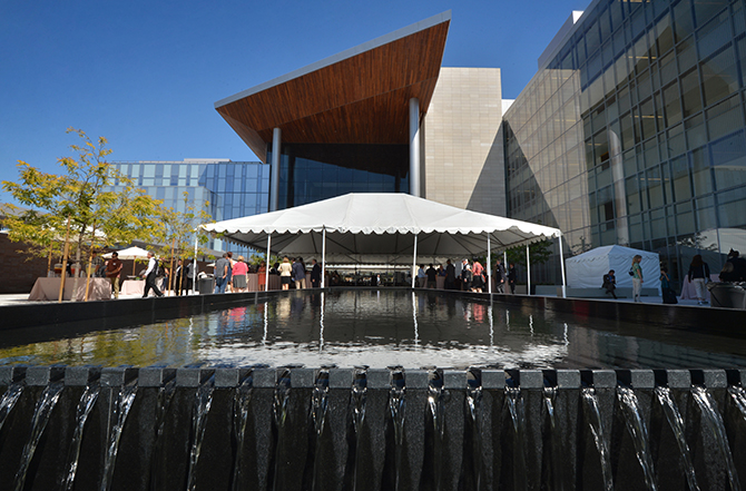 2013 - Opening Ceremony for the new George Deukmejian Courthouse in Long Beach.